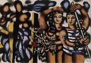 Fernard Leger Adam and Eva oil painting